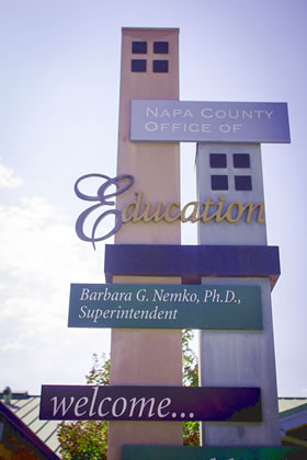 NCOE Welcome Sign