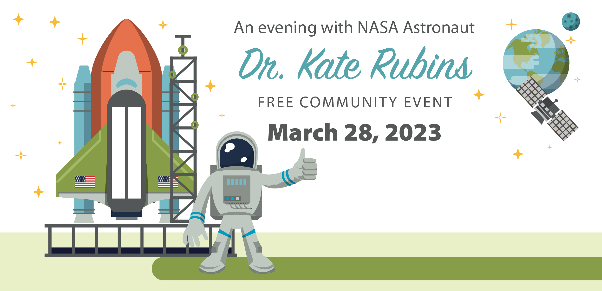 An evening with Nasa astronaut Dr. Kate Rubins