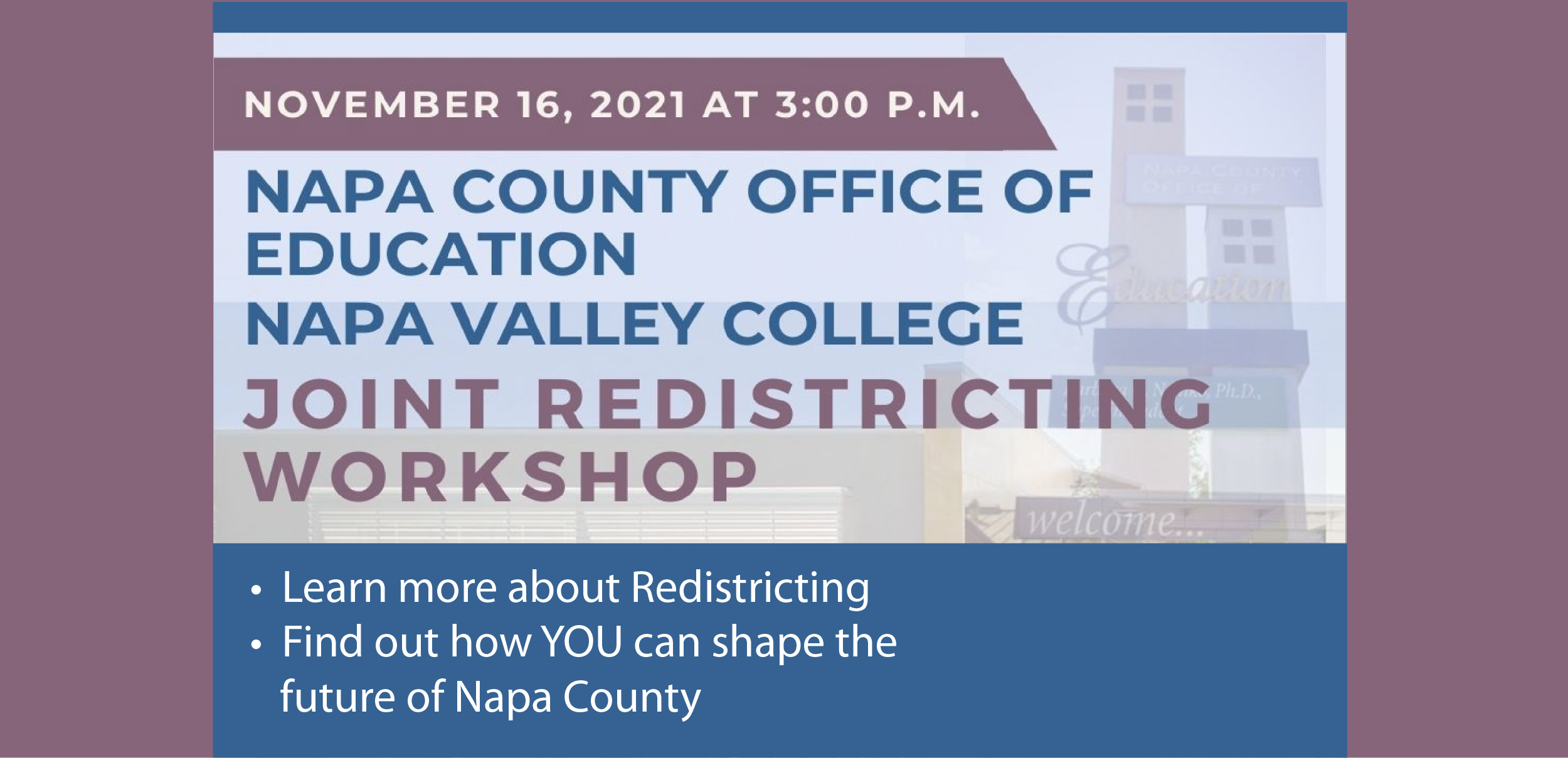 NCOE Redistricting Workshop