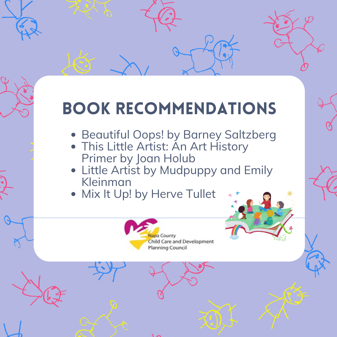 Book Recommendations - Beautiful Oops!, This Little Artist, Little Artist, Mix It Up!