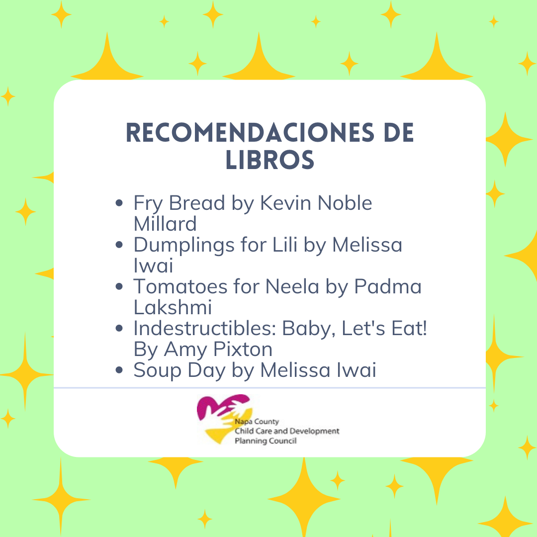 Recomedacion de Libros - Fry Bread, Dumplings for Lili, Tomatoes for Neela, Indestructibles: Baby, Let's Eat!, Soup Day