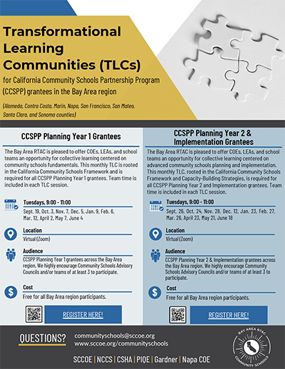 Transformational Learning Communities Flyer