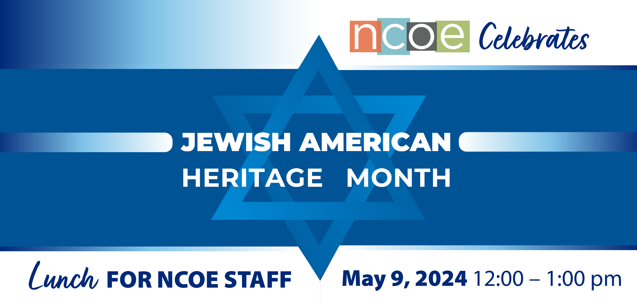 Jewish Heritage Month Staff Lunch May 9