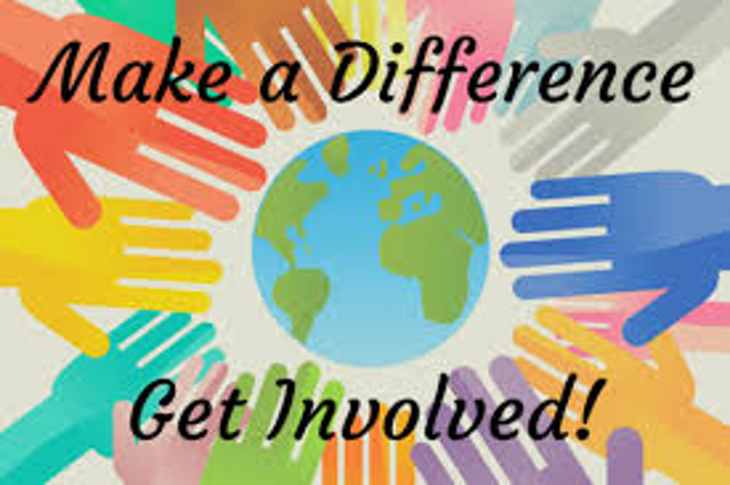 Make a Difference. Get Involved.